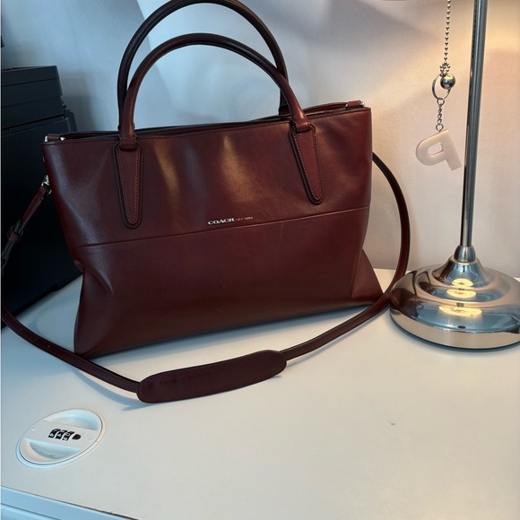 Coach Handbags - Coach Burgundy Satchel